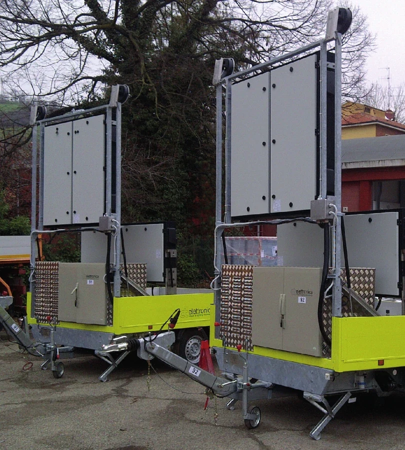 Mobile Variable Message Signs on Trailer