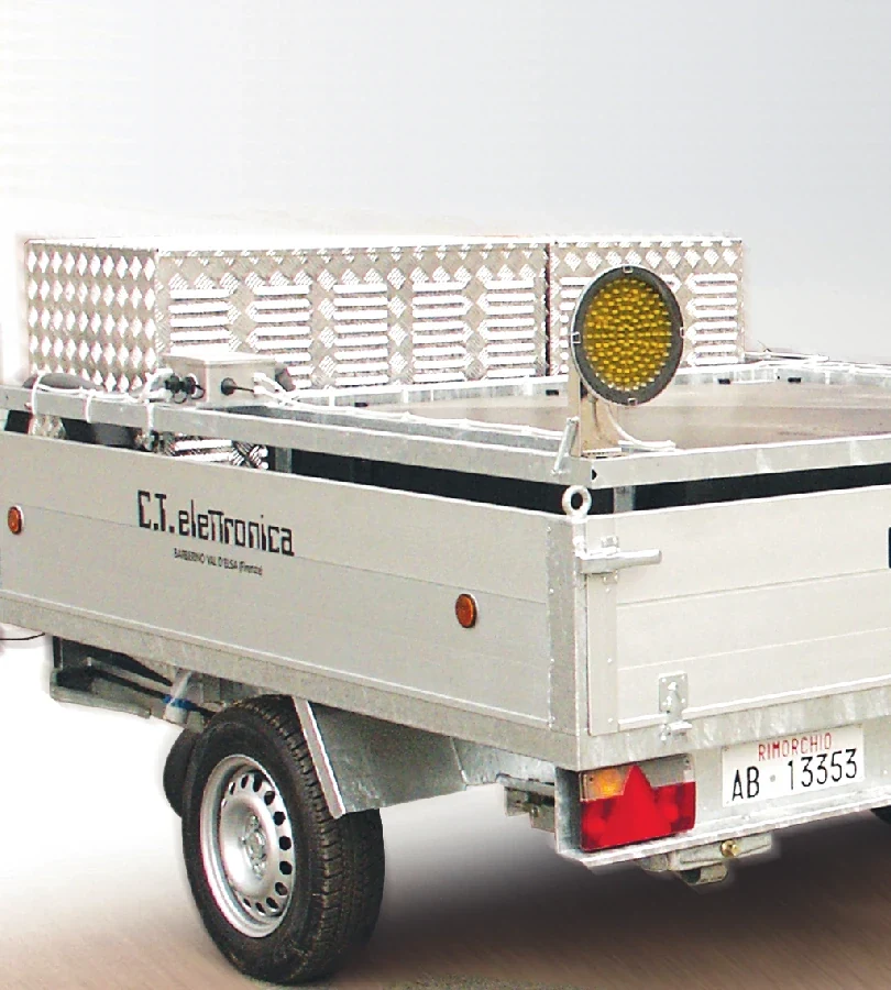 Mobile Variable Message Signs on Trailer