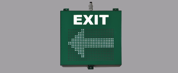 Variable Message Signs - Exit panel